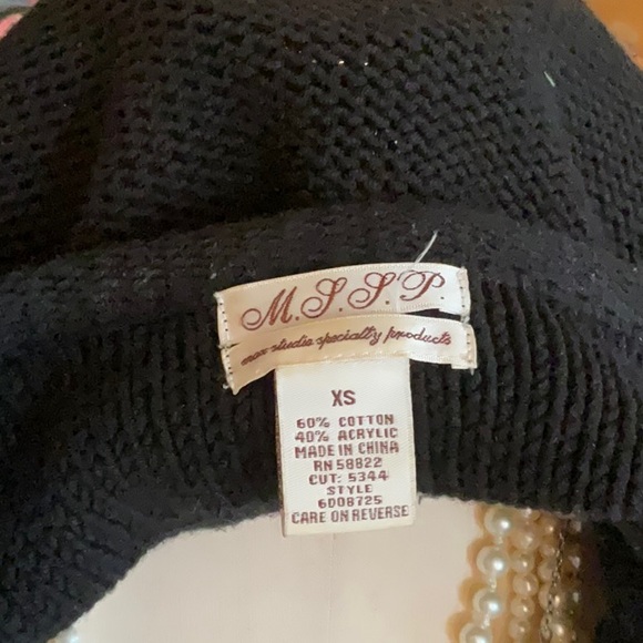 M.S.S.P. Max Studio Long Black Cardigan XS, Preowned - Picture 10 of 16